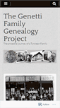 Mobile Screenshot of genettifamily.com